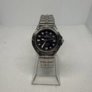 Bulova Marine Star Women's Quartz Diamond Accents Bracelet 34mm Watch CR837316